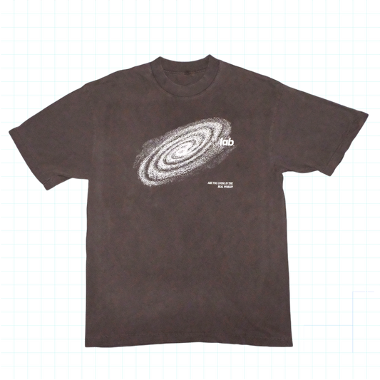 ARE YOU LIVING IN THE REAL WORLD? Tee - Vintage Black