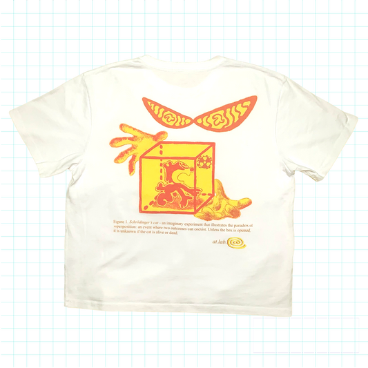 Fig. 1 Schrodinger’s Cat Tee - White