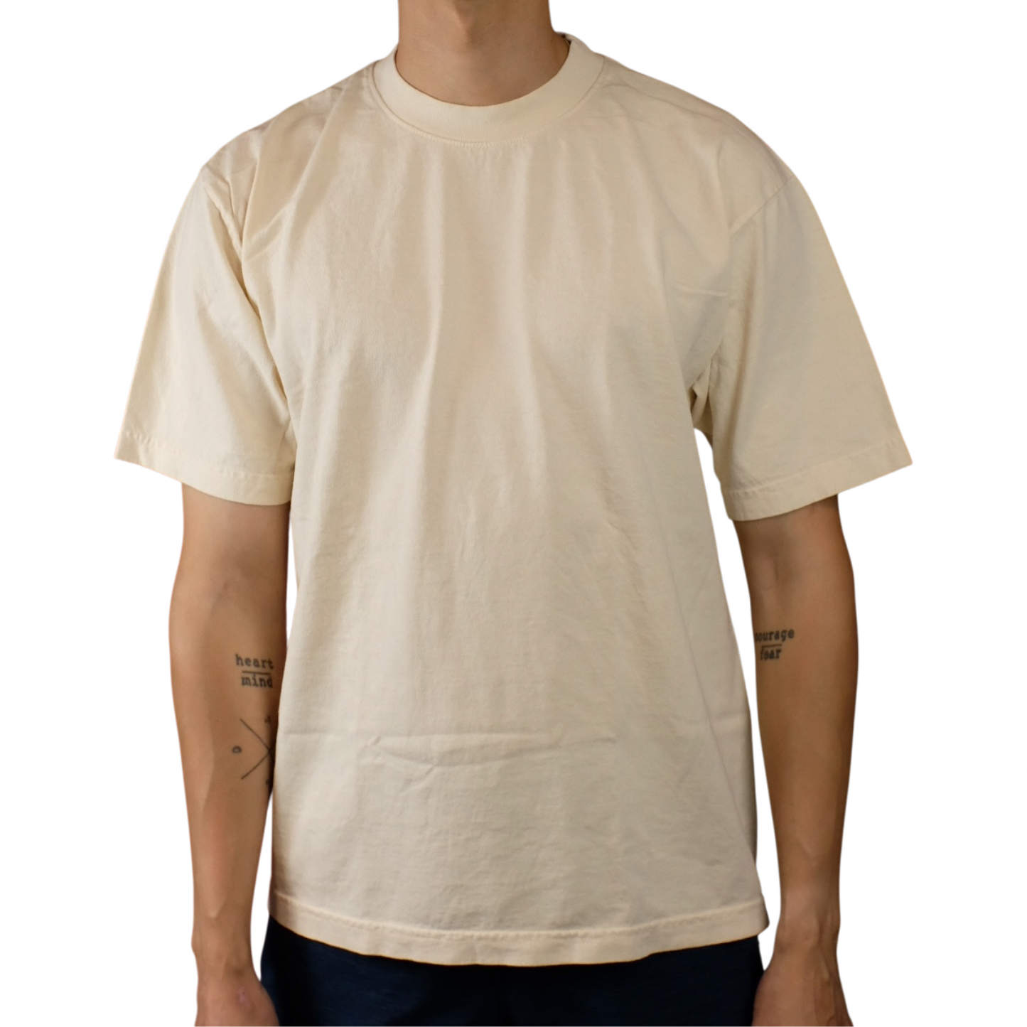 HELMET CAT Tee - Cream