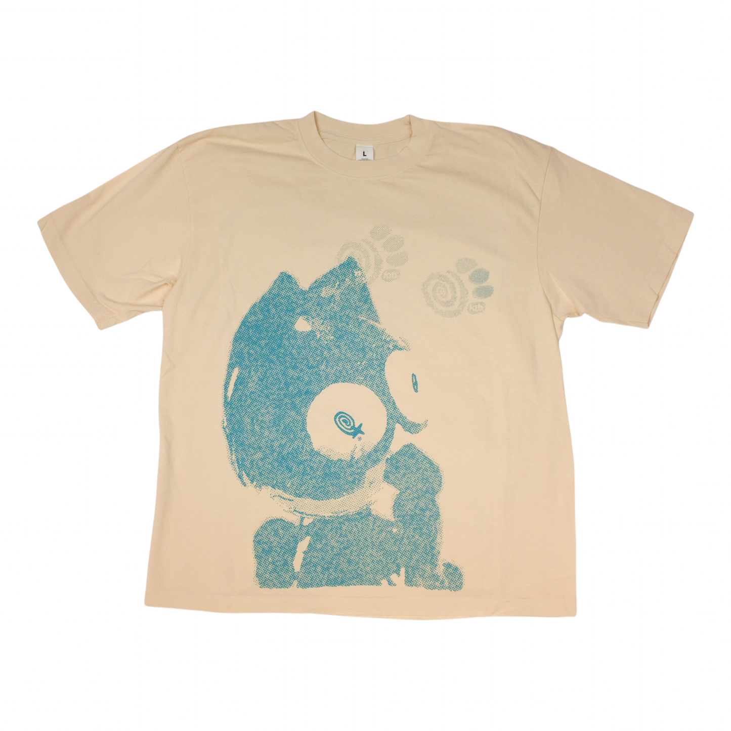 HELMET CAT Tee - Cream