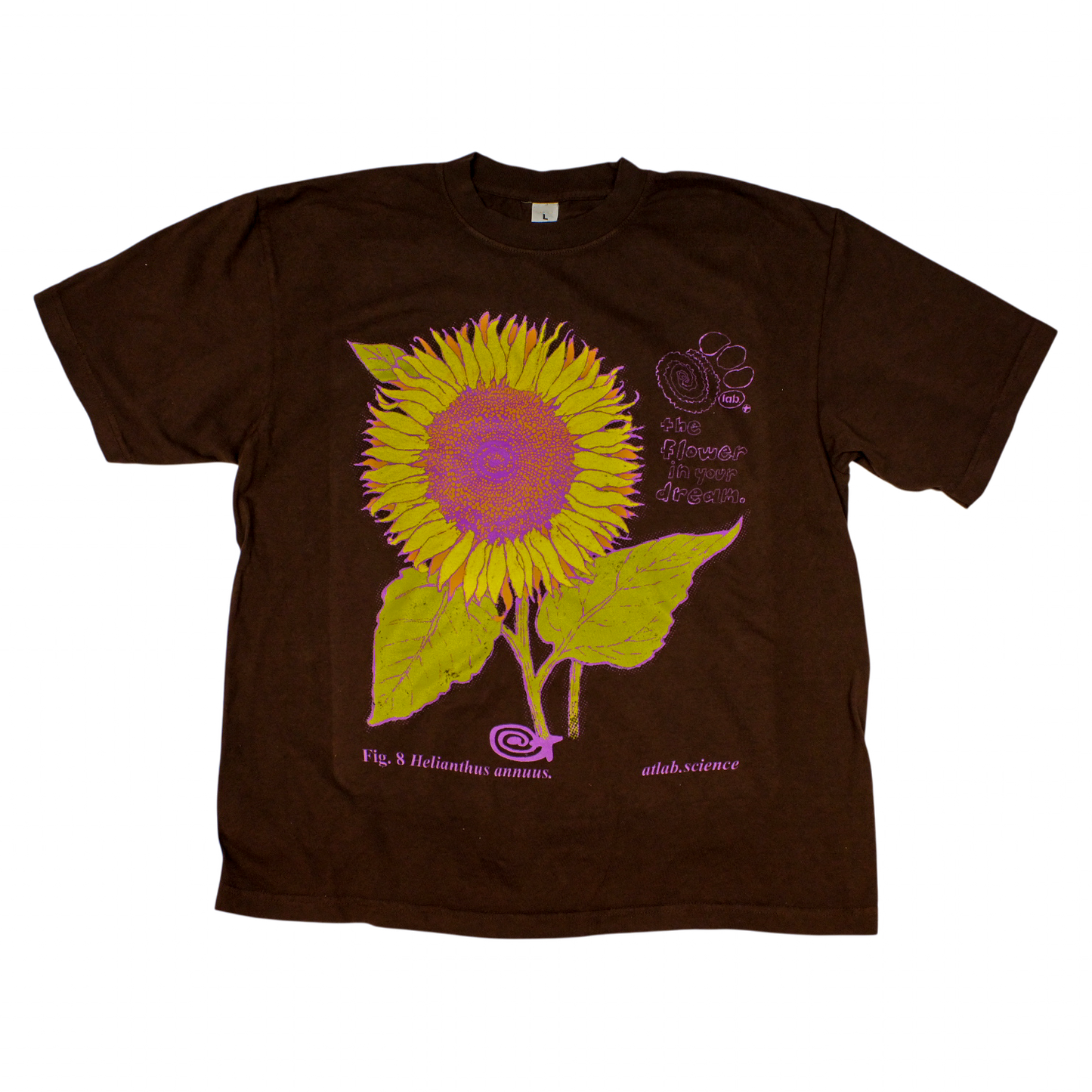 SUNFLOWER Tee - Dark Brown