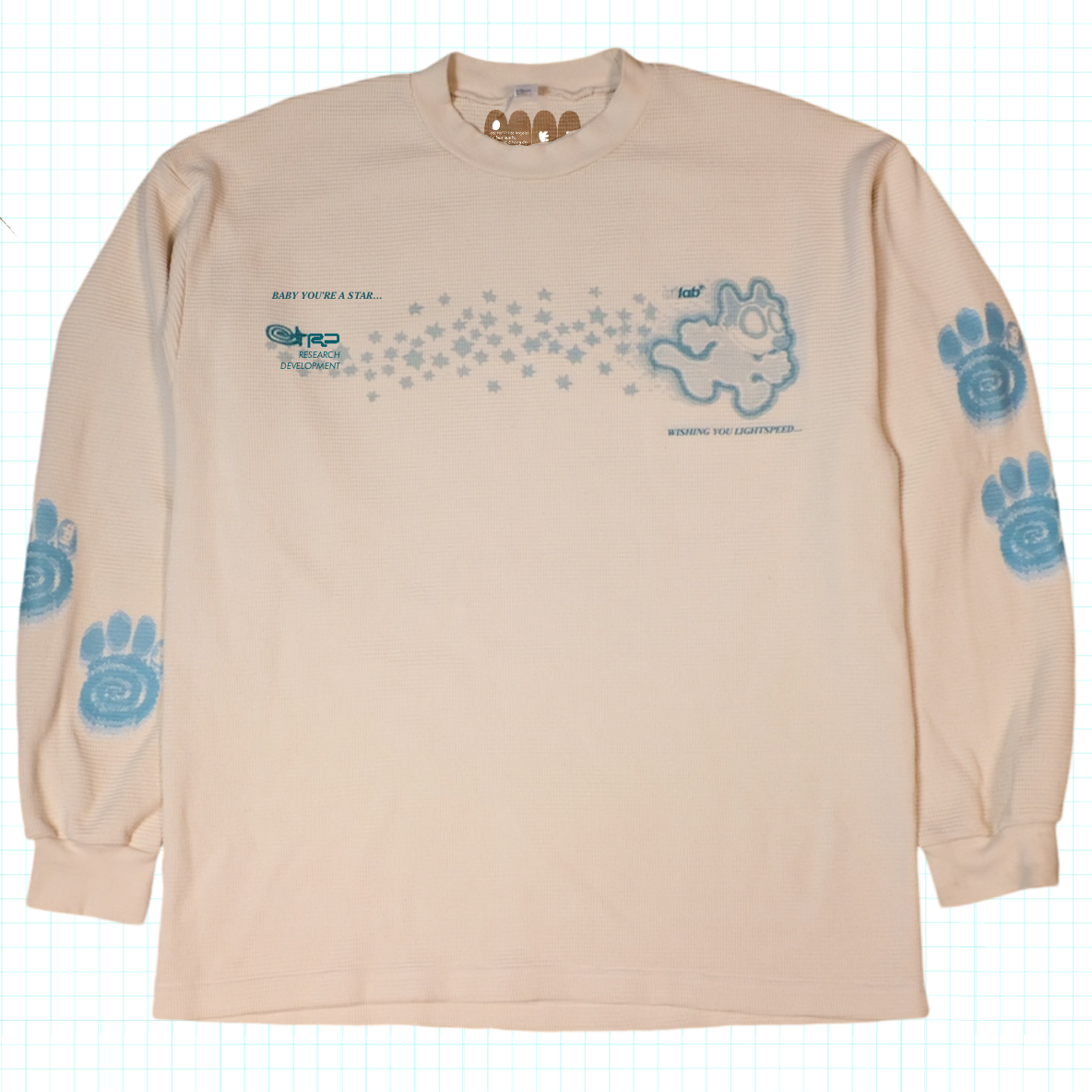 YOU’RE A STAR Thermal Longsleeve - Creme