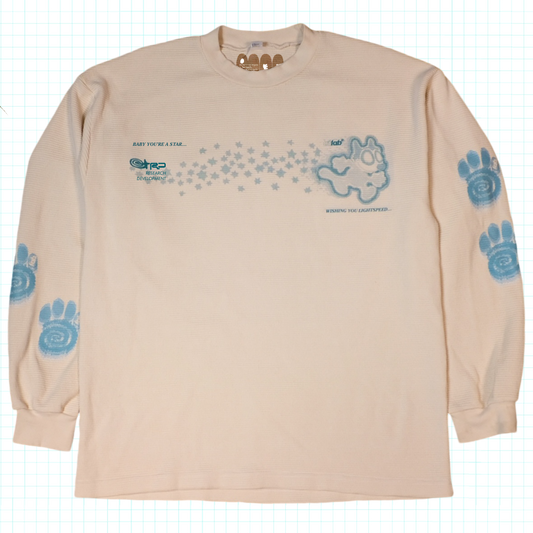 YOU’RE A STAR Thermal Longsleeve - Creme