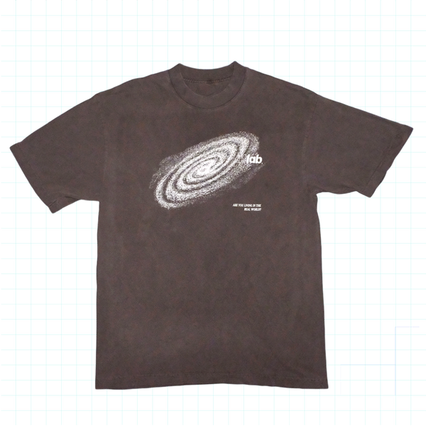 ARE YOU LIVING IN THE REAL WORLD? Tee - Vintage Black
