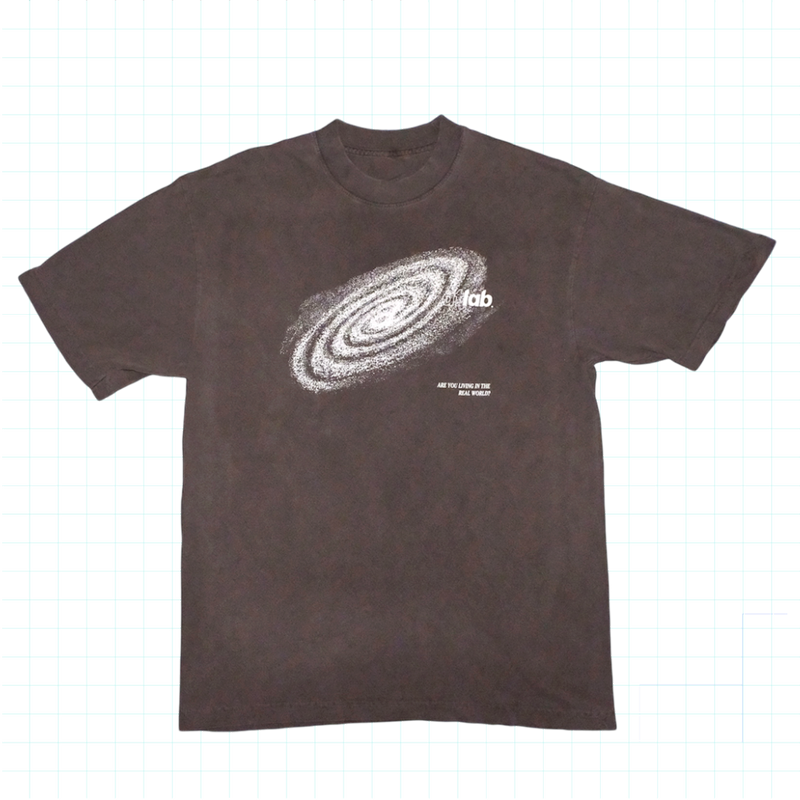 ARE YOU LIVING IN THE REAL WORLD? Tee - Vintage Black