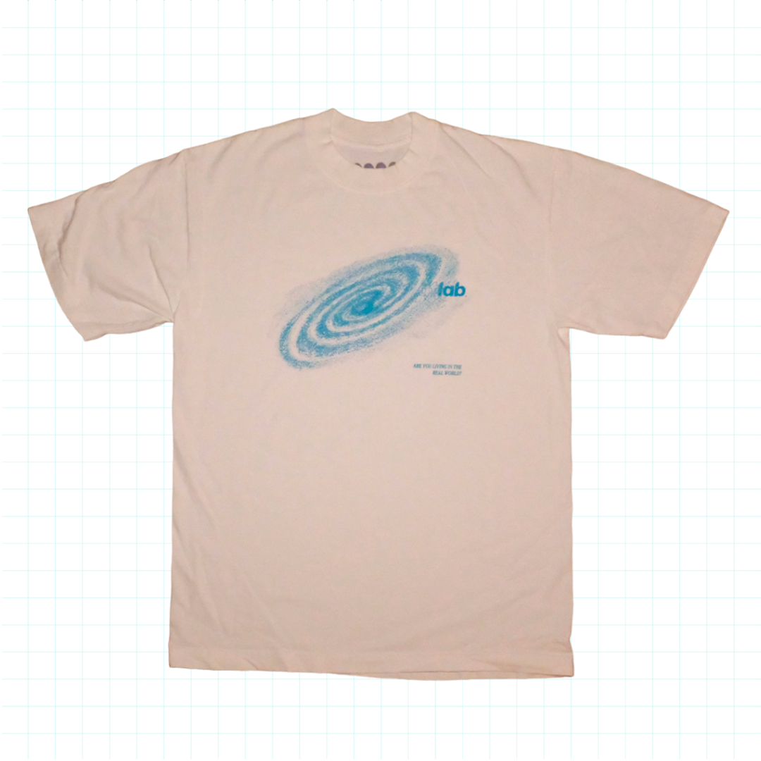 ARE YOU LIVING IN THE REAL WORLD? Tee - Off White
