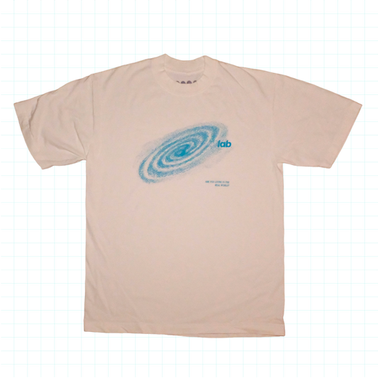 ARE YOU LIVING IN THE REAL WORLD? Tee - Off White