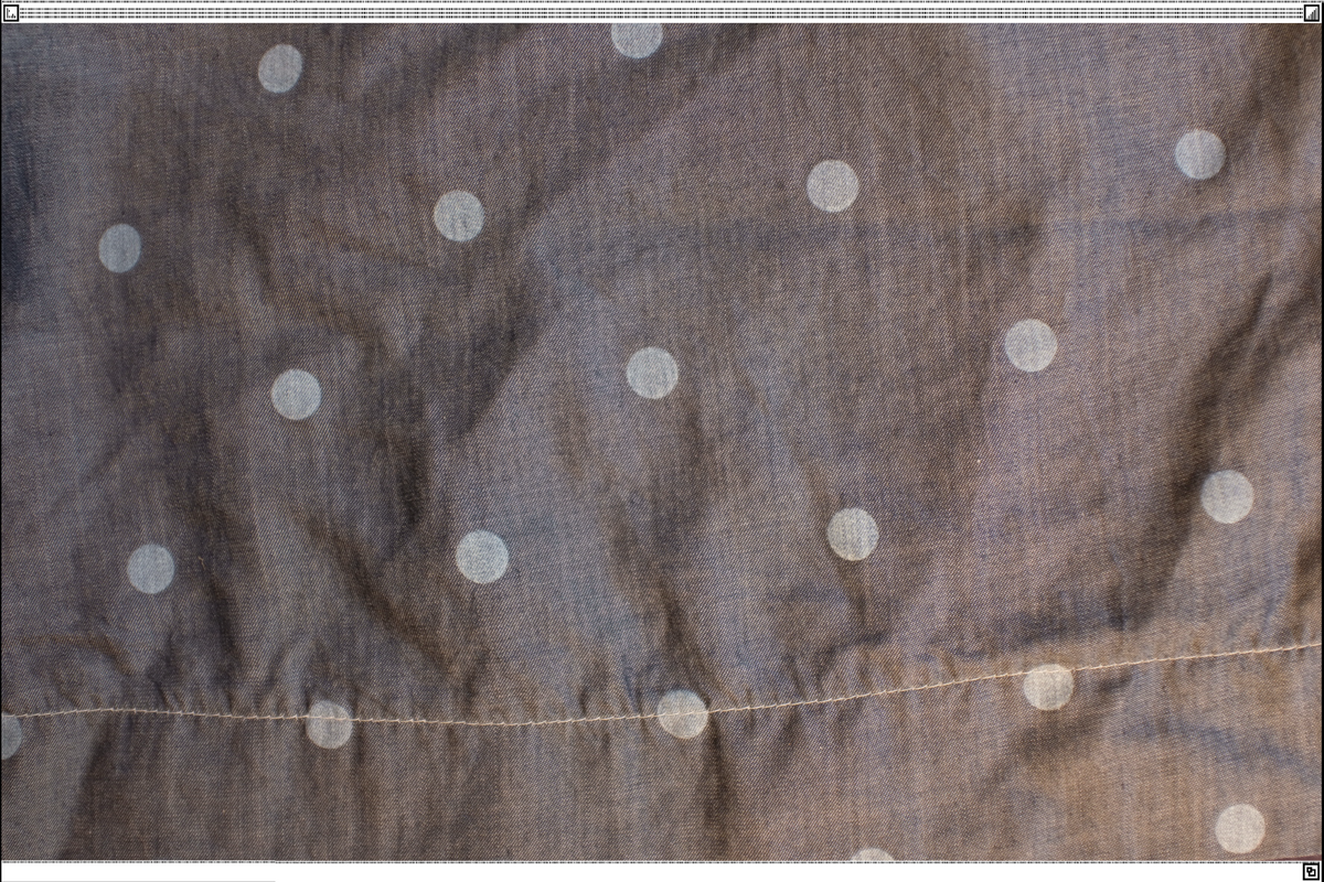 Shadow Dot Denim Reversible Shorts