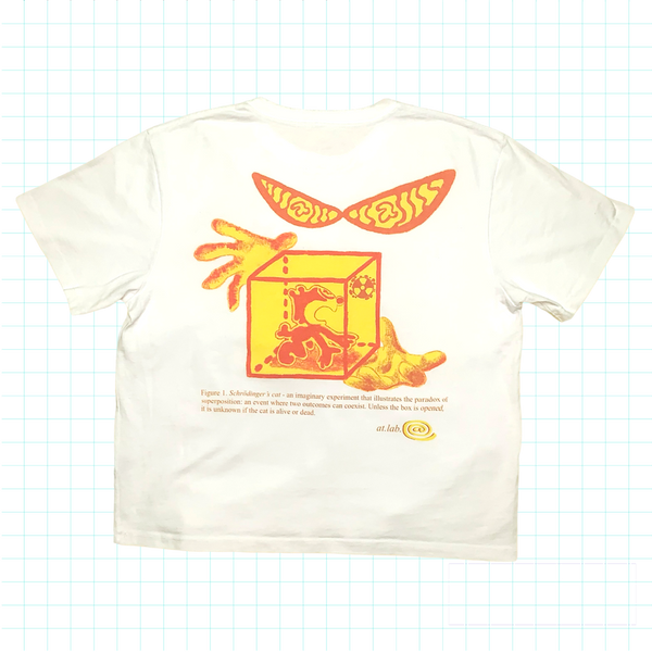 Fig. 1 Schrodinger’s Cat Tee - White