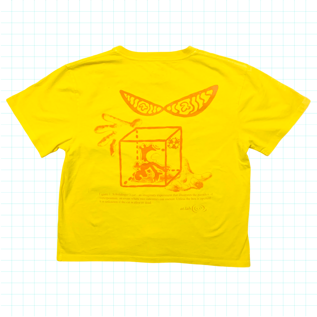 Fig. 1 Schrodinger’s Cat Tee - Yellow