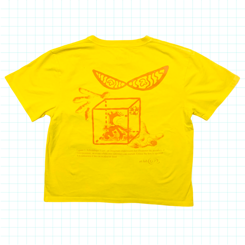 Fig. 1 Schrodinger’s Cat Tee - Yellow