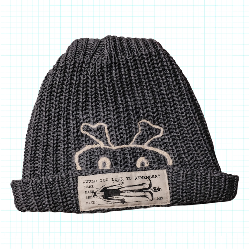 DANGER Skull Cap - Charcoal