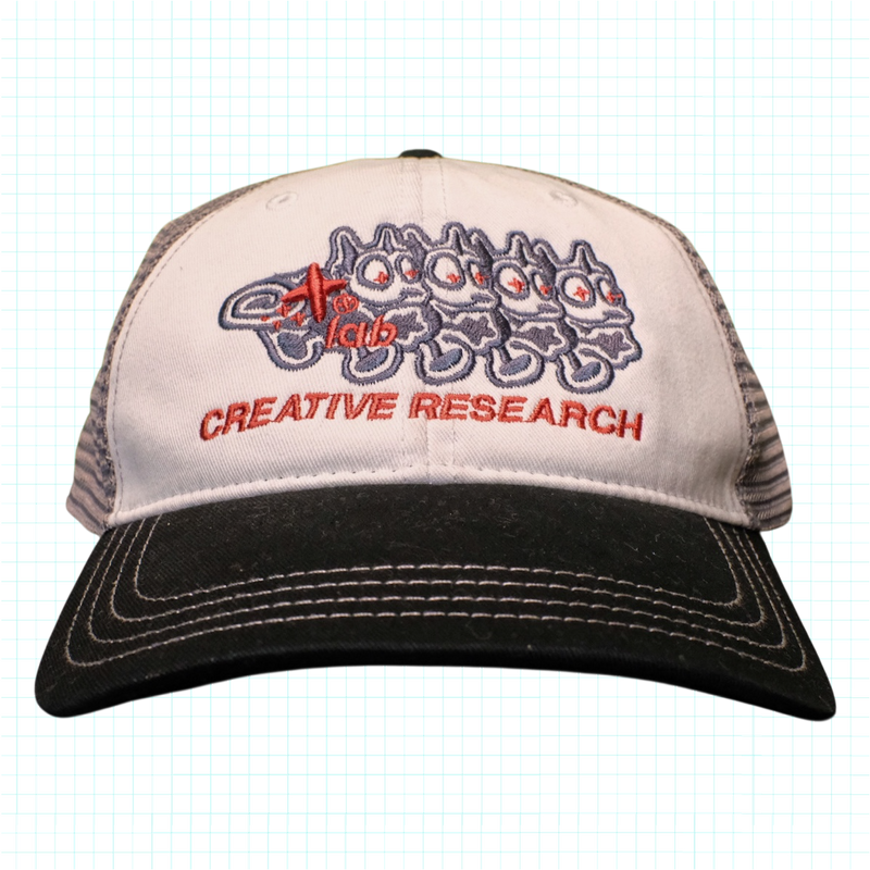 CREATIVE RESEARCH Trucker Cap - White/Charcoal