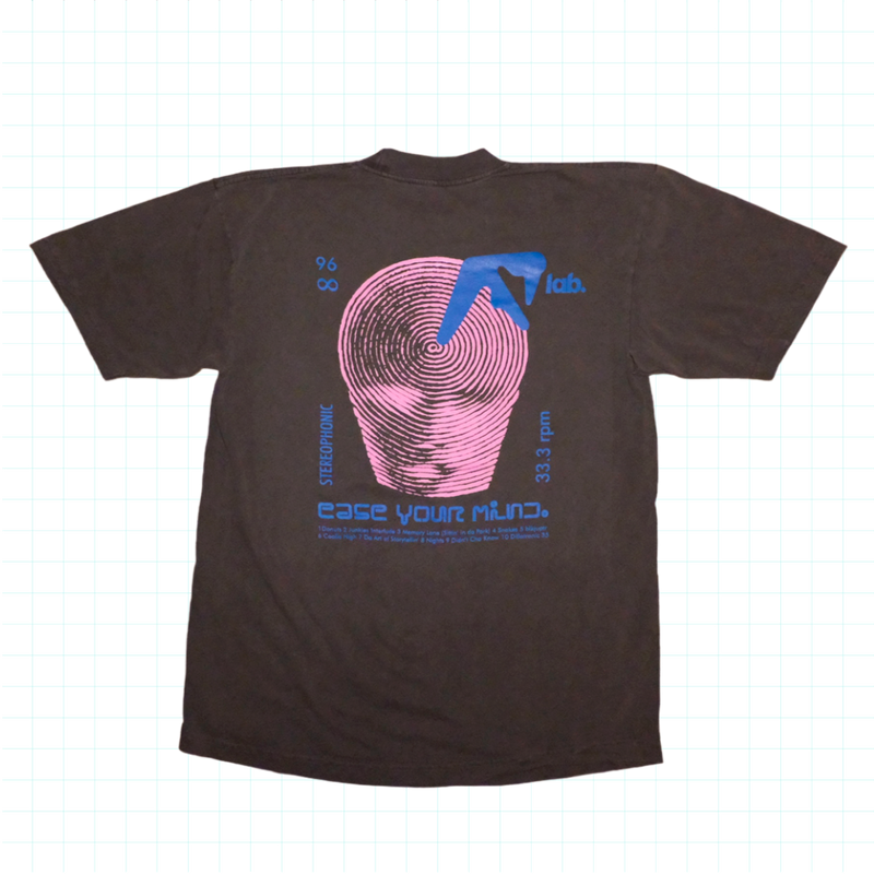 EASE YOUR MIND Tee - Vintage Black