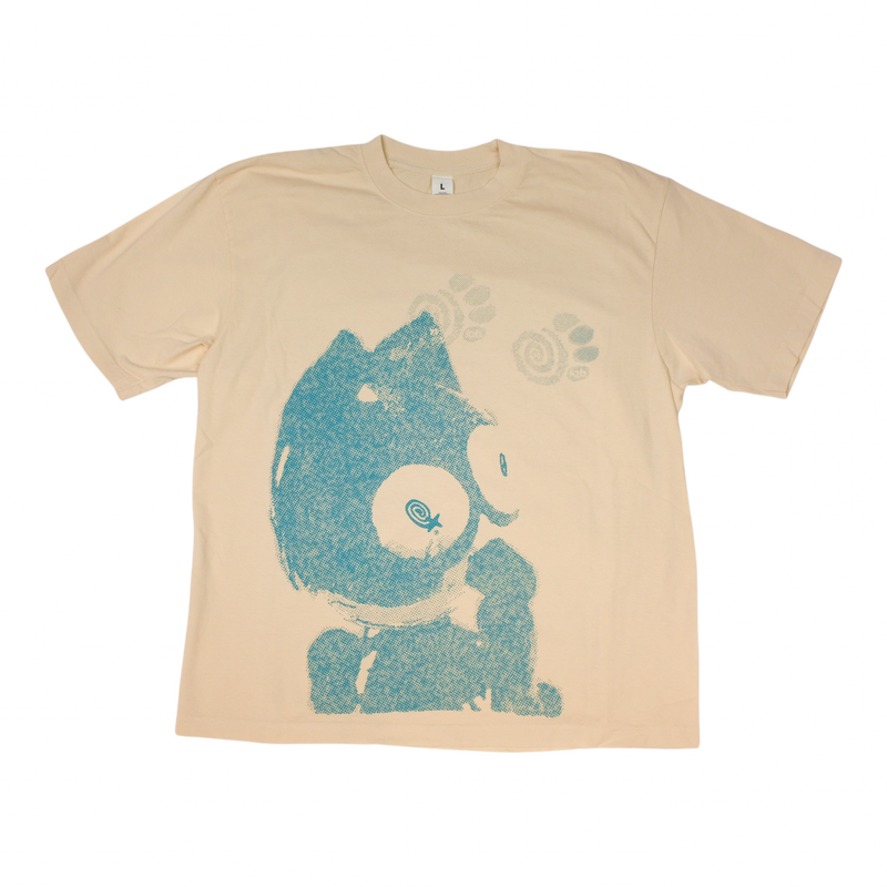 HELMET CAT Tee - Cream