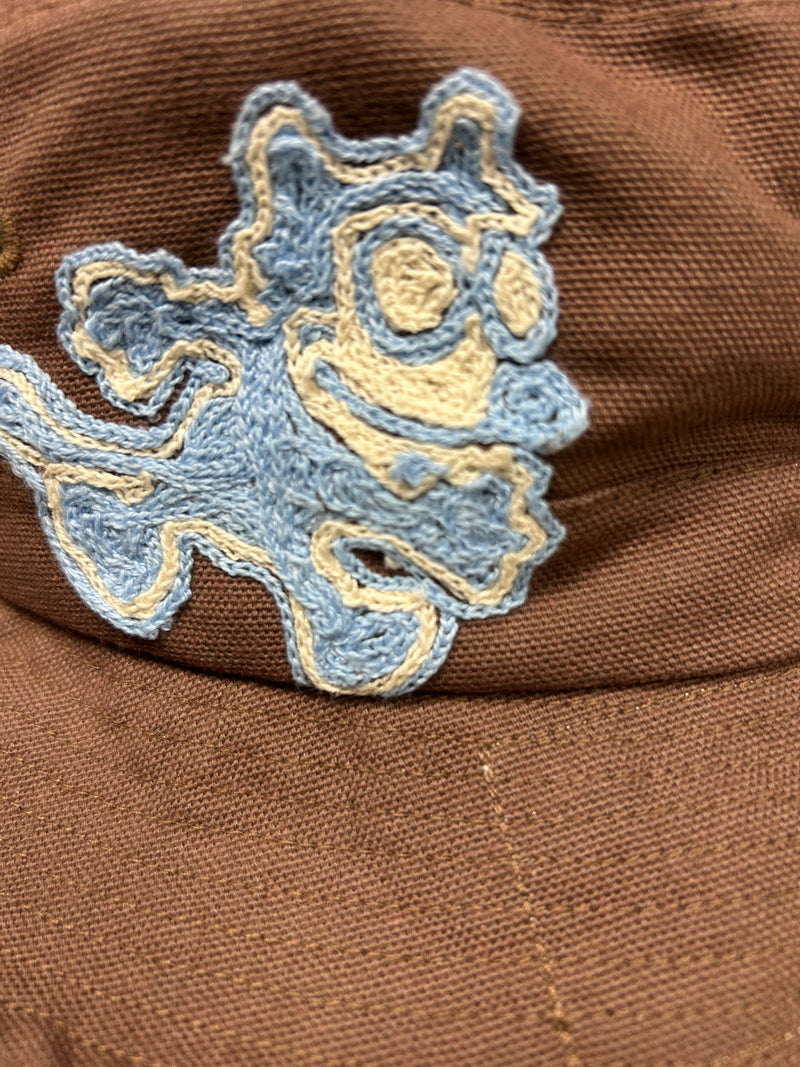 CAT LAB BUCKET HAT - Brown