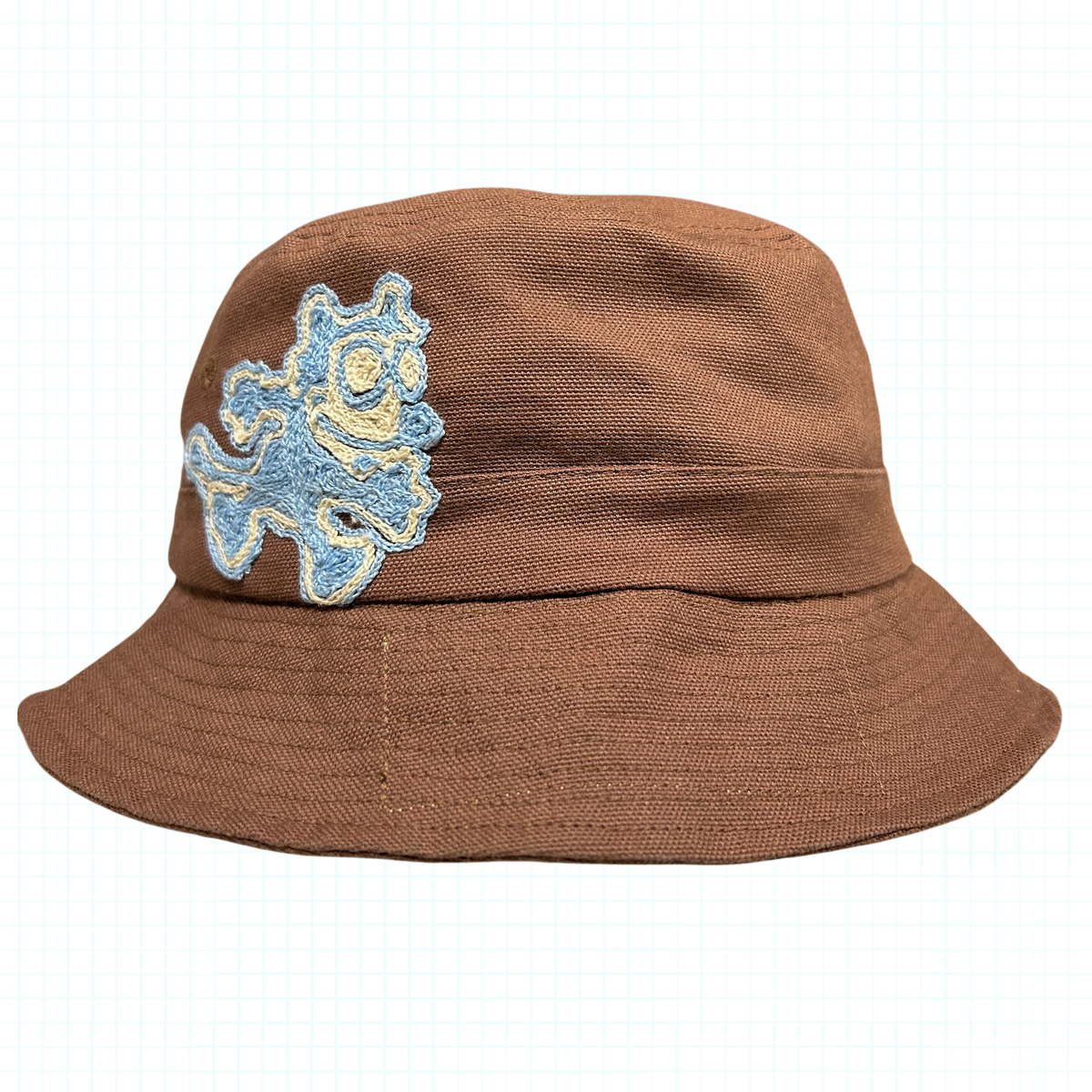 CAT LAB BUCKET HAT - Brown