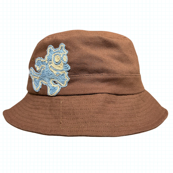 CAT LAB BUCKET HAT - Brown