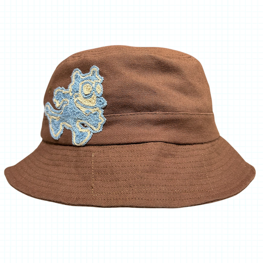 CAT LAB BUCKET HAT - Brown