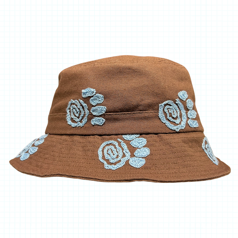 CAT LAB BUCKET HAT - Brown
