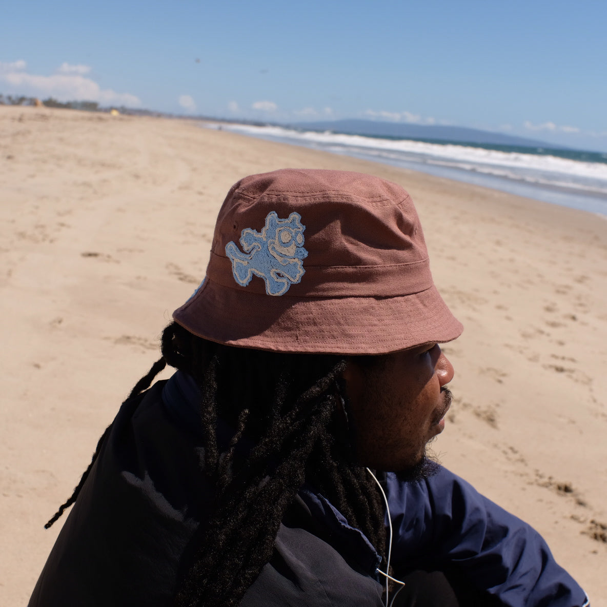 CAT LAB BUCKET HAT - Brown