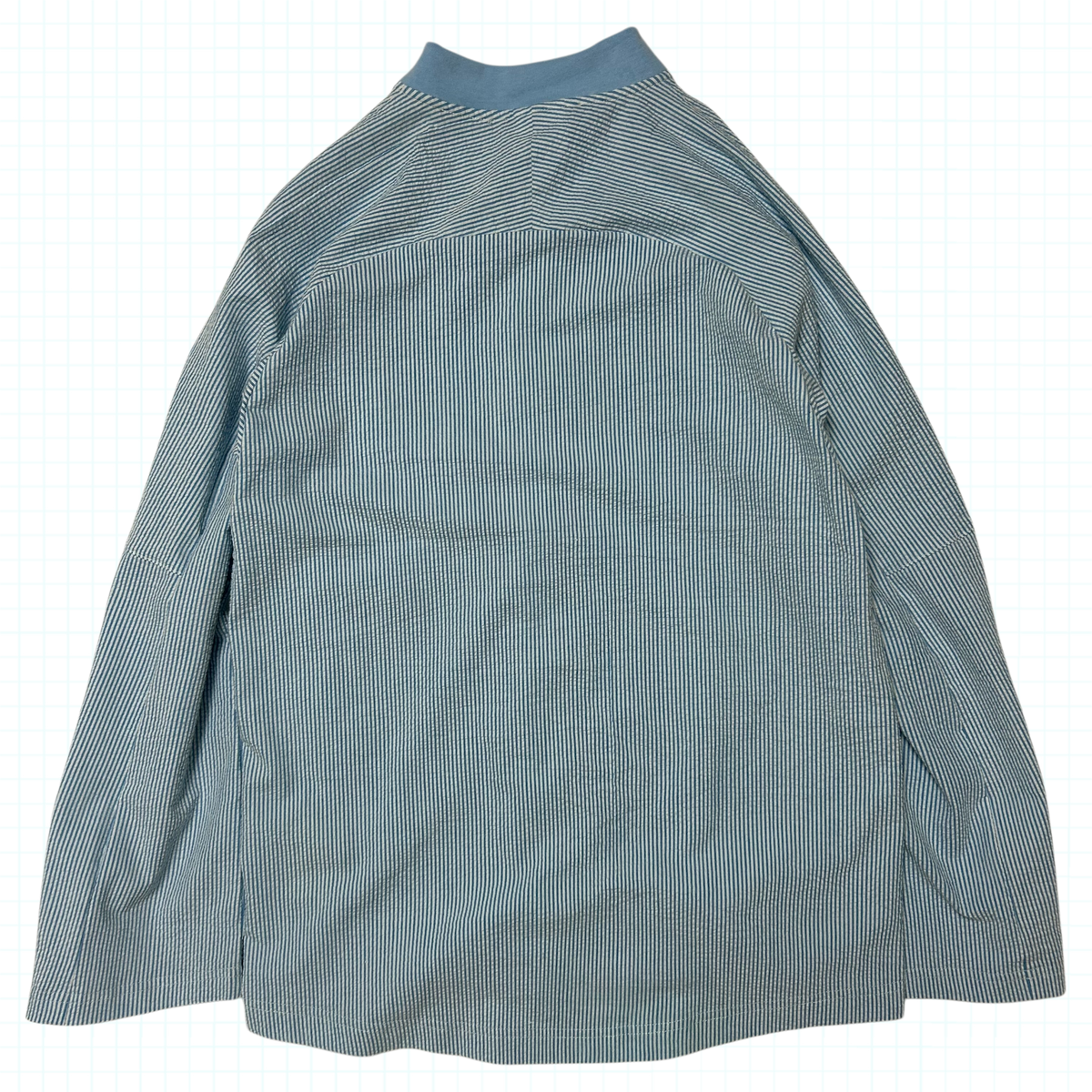 Lab Shacket - Striped Seersucker