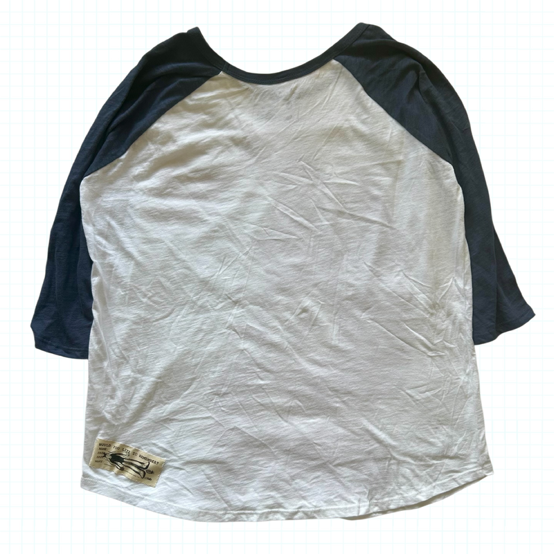 HELMET CAT Baseball Tee - Navy/White