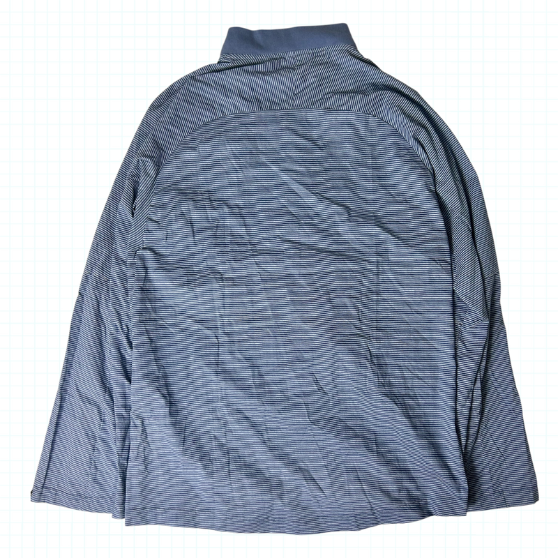 Lab Shacket - Navy Stripe