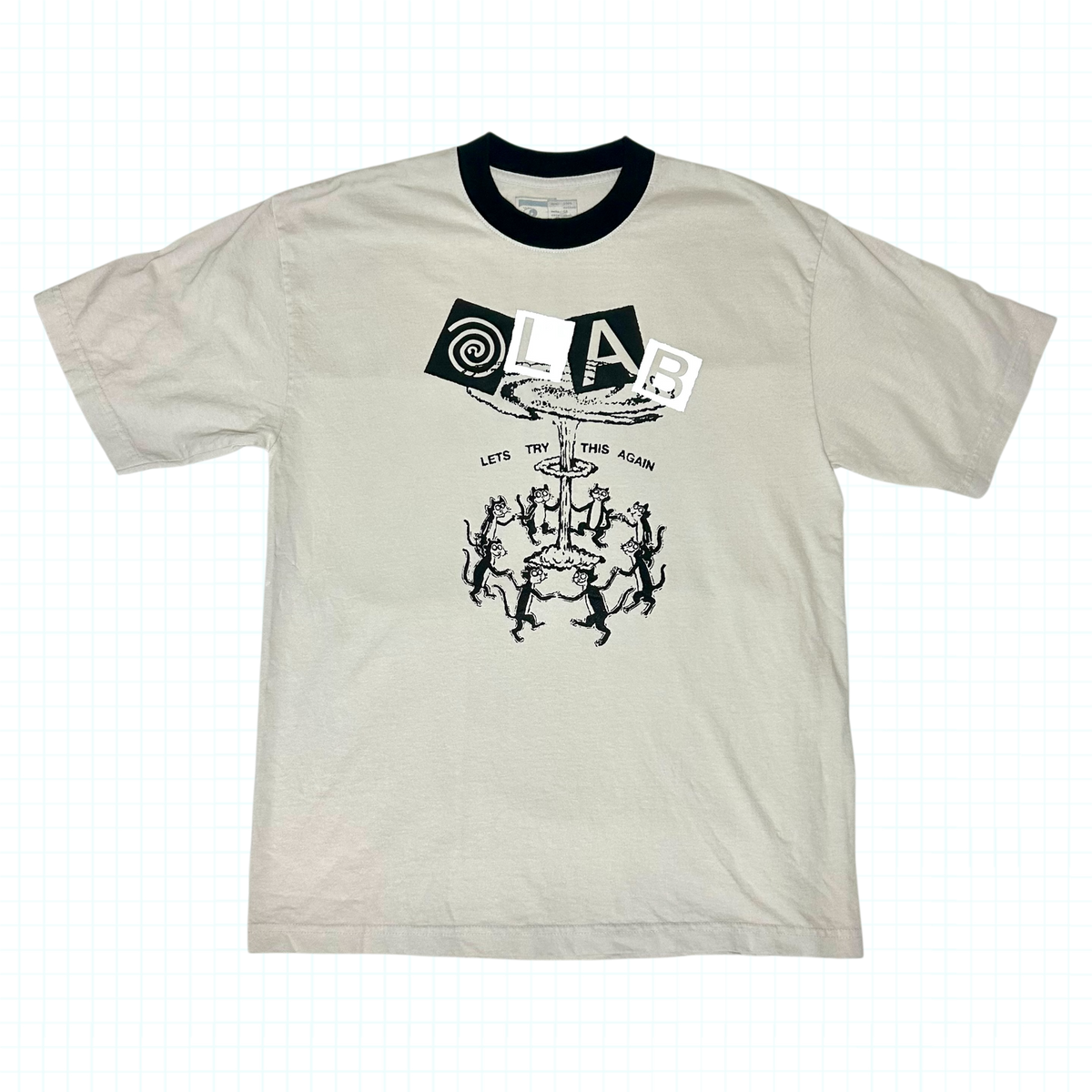 CREATIVE NETWORK Ringer Tee - Light Grey