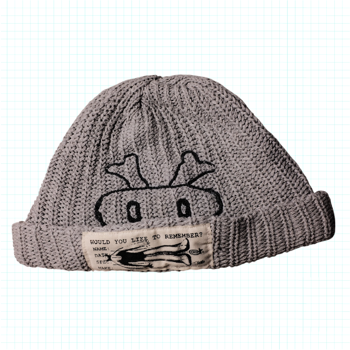 DANGER Skull Cap - Smoke