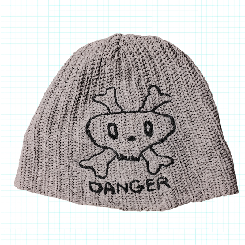 DANGER Skull Cap - Smoke