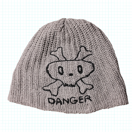 DANGER Skull Cap - Smoke