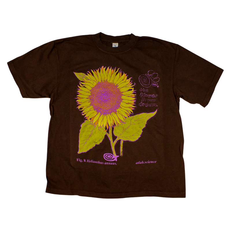 SUNFLOWER Tee - Dark Brown
