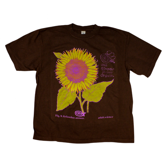 SUNFLOWER Tee - Dark Brown