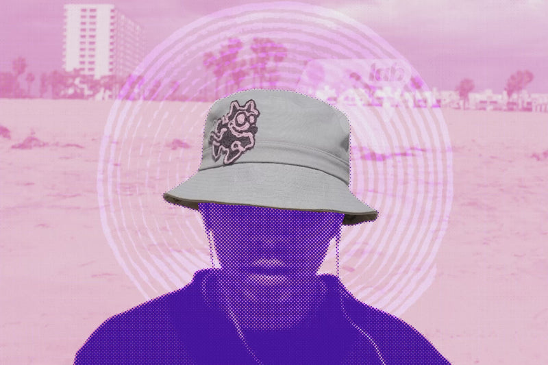 CAT LAB BUCKET HAT - Slate