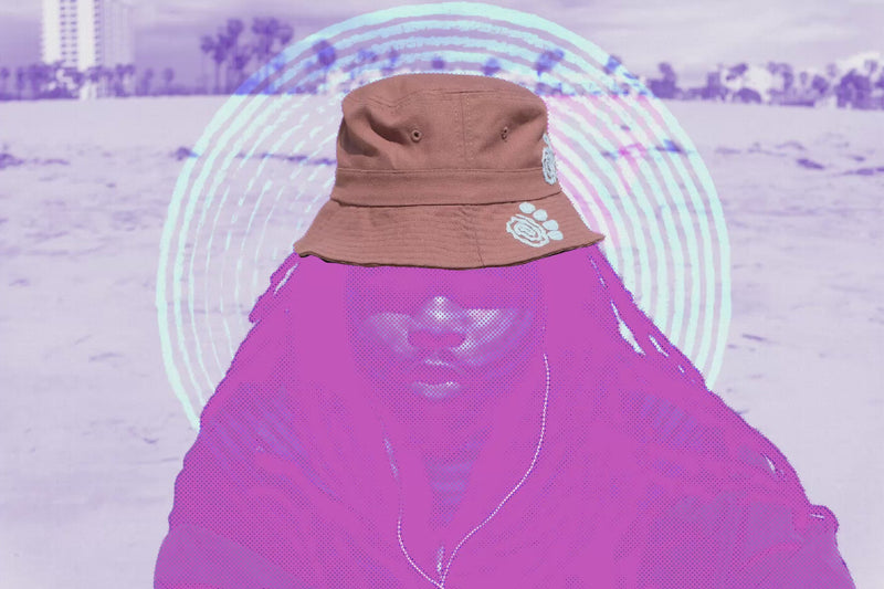 CAT LAB BUCKET HAT - Brown